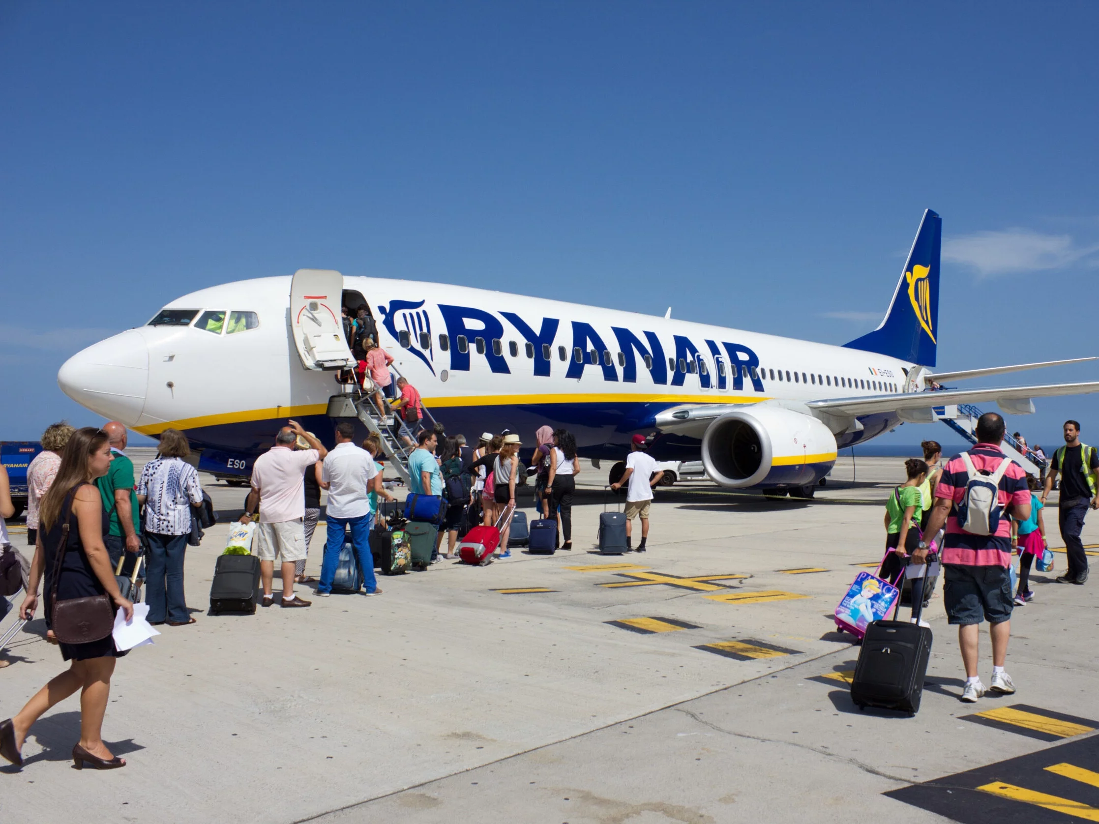 Samolot linii lotniczych Ryanair