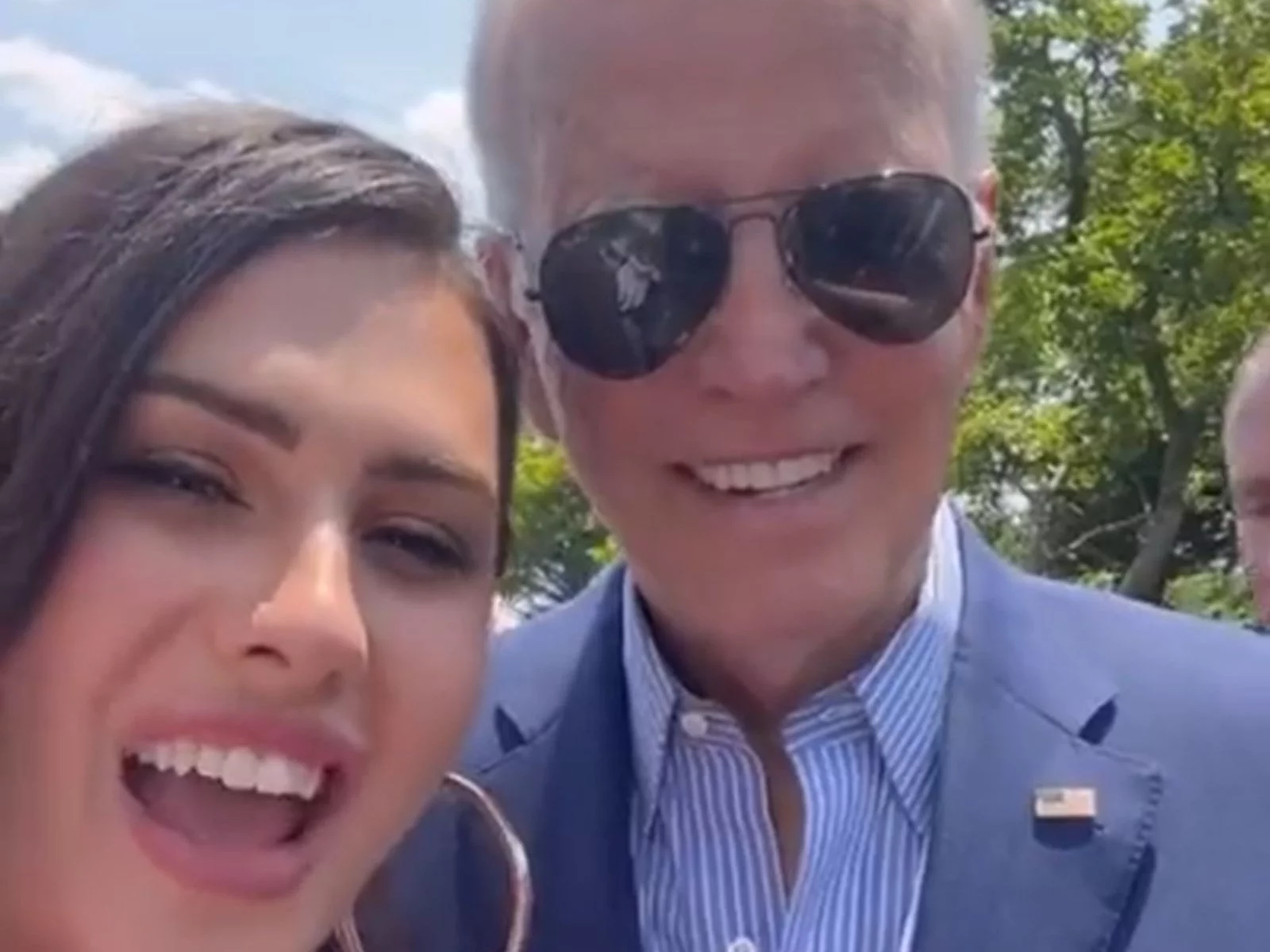 Rose Montoya i Joe Biden