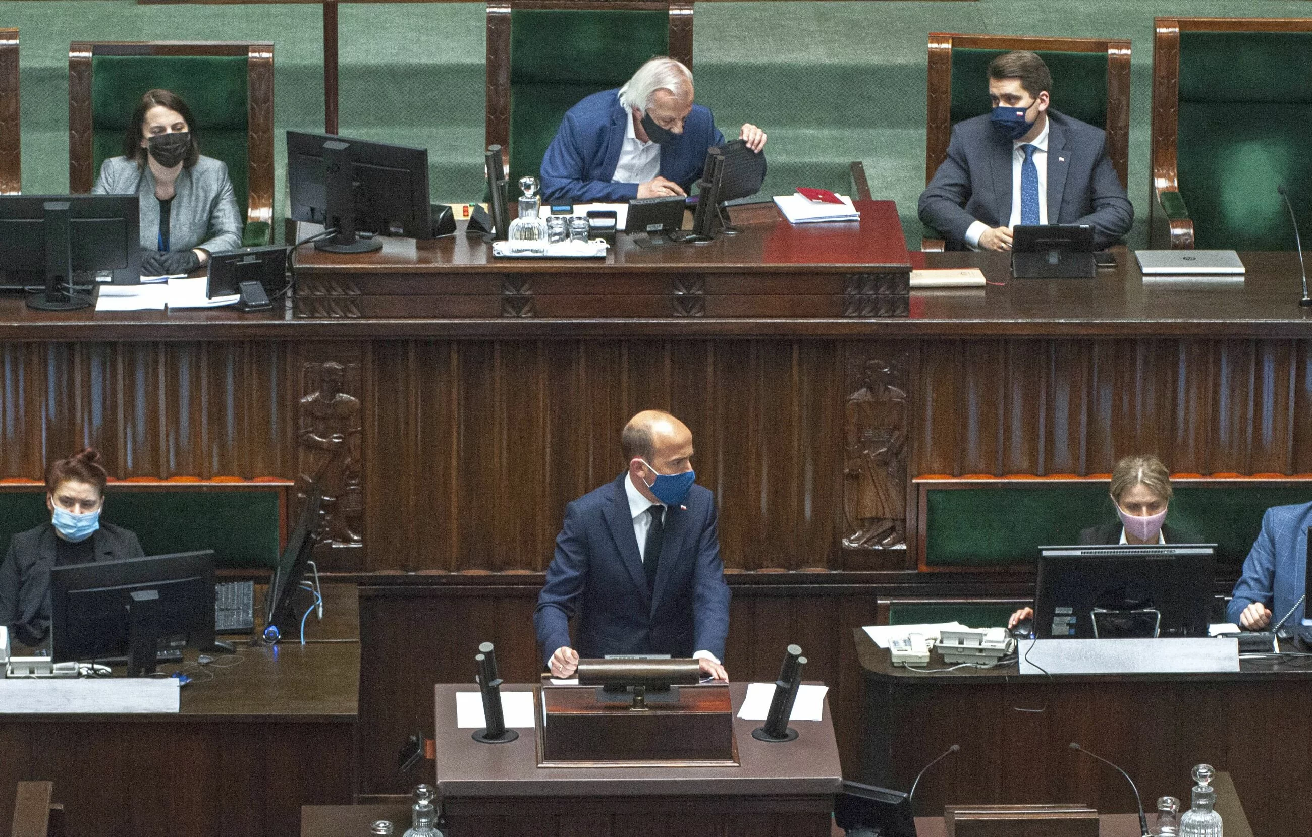 Ryszard Terlecki i Borys Budka w Sejmie