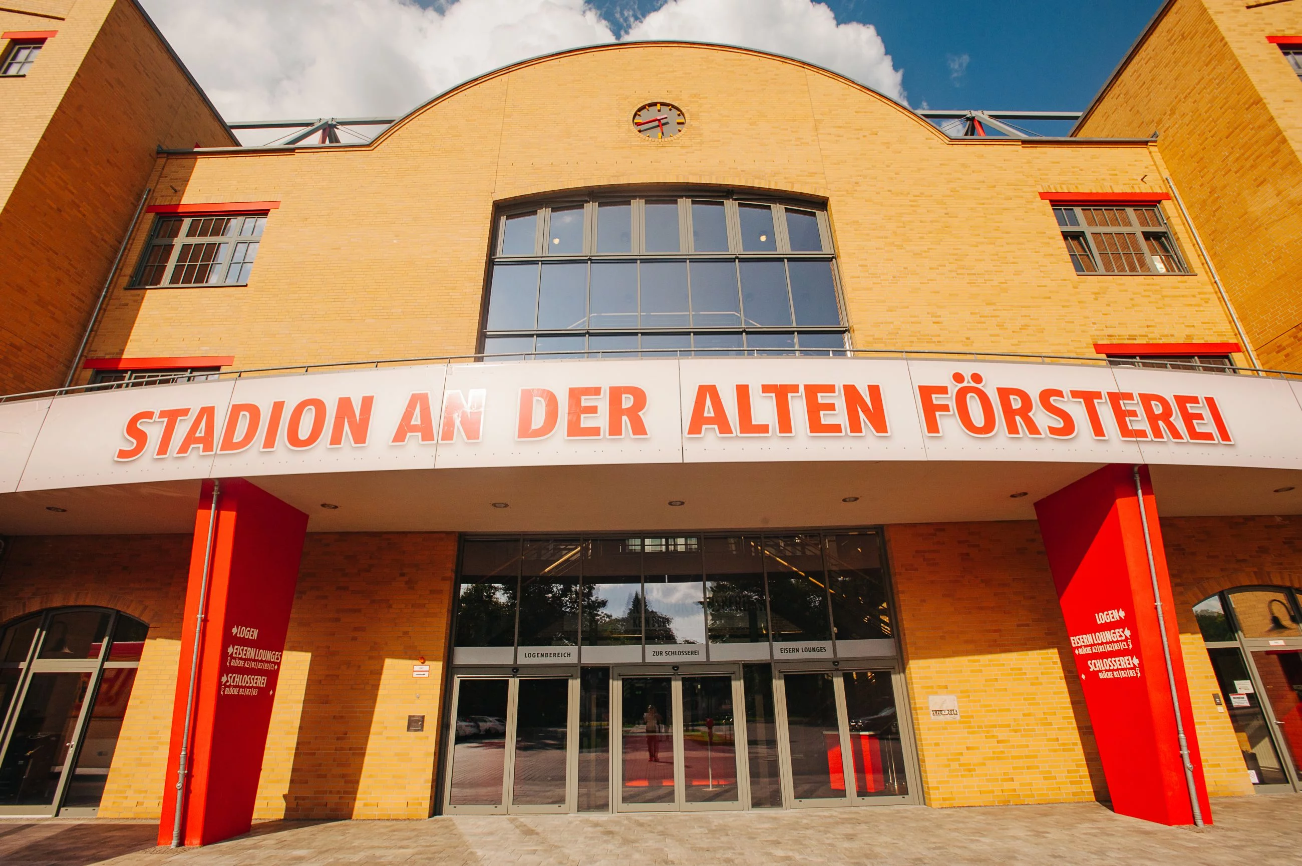 Wejście na stadion Unionu Berlin