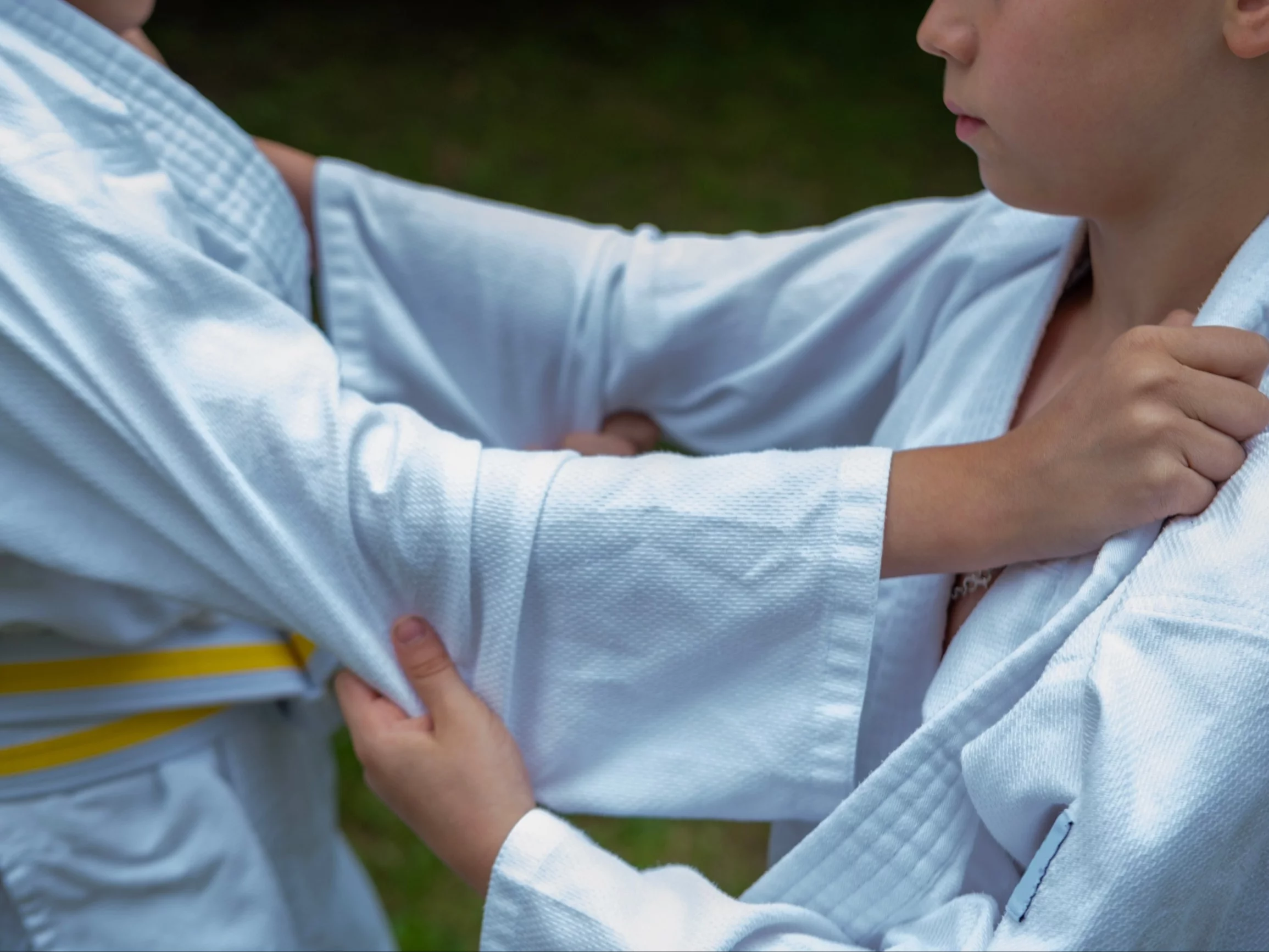 Dzieci na turnieju judo