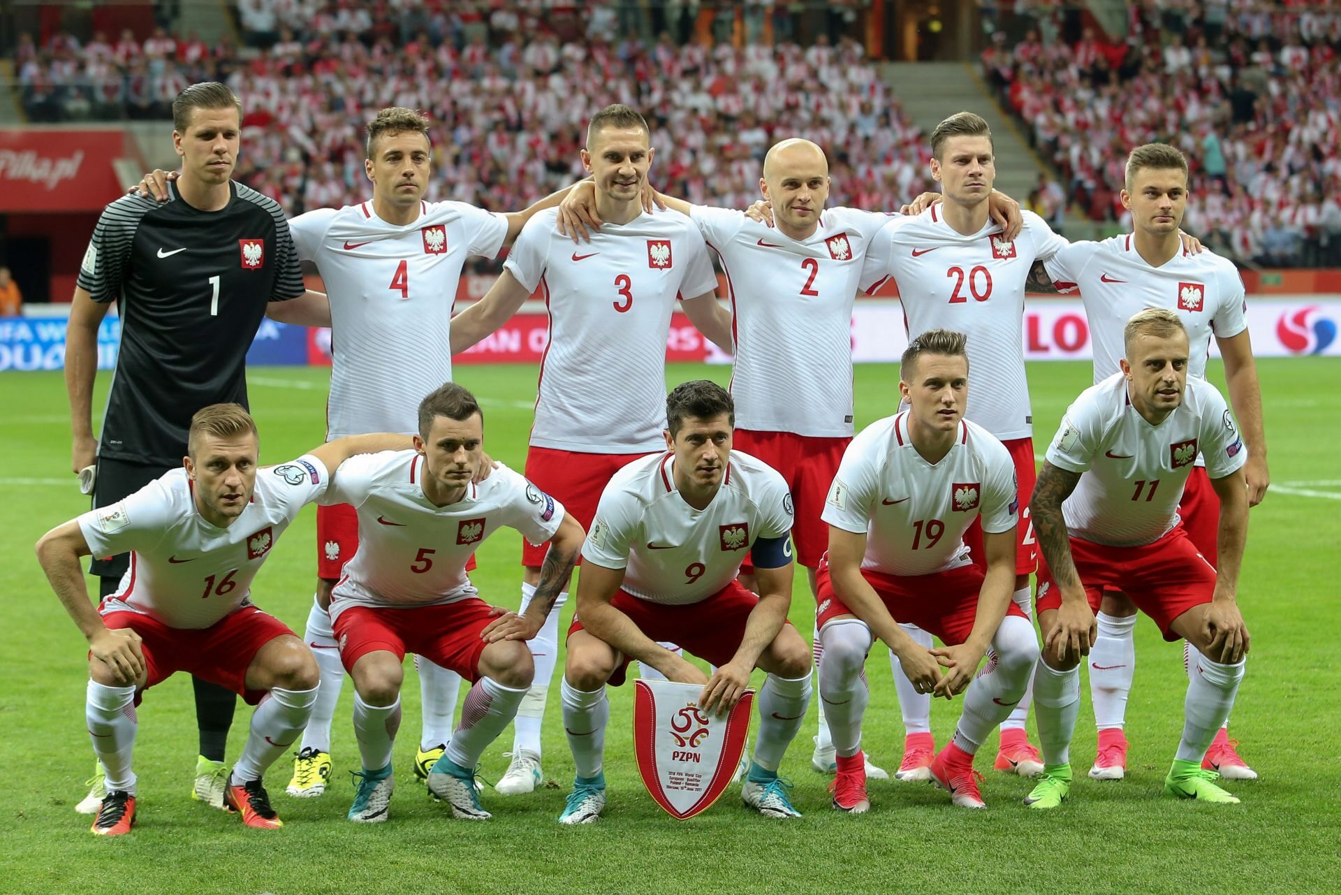 Skład reprezentacji Polski na mecz z Rumunią 10 czerwca 2017 roku