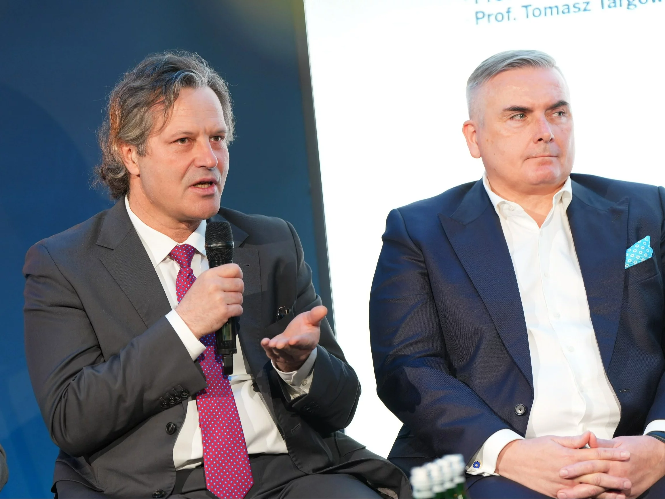 Prof. Marek Gierlotka i prof. Tomasz Targowski