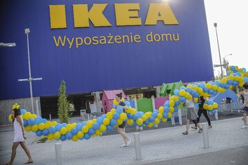 Sklep IKEA w Bydgoszczy w dniu otwarcia