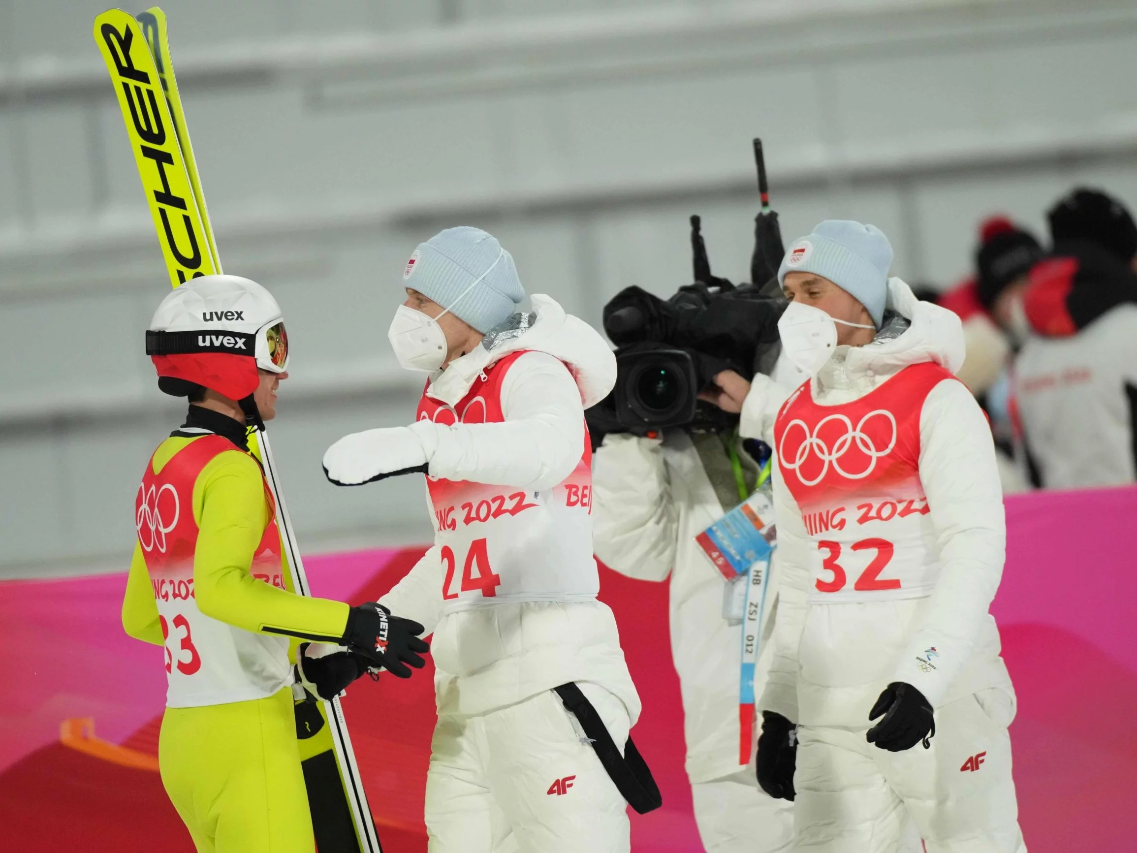Kamil Stoch, Dawid Kubacki i Piotr Żyła