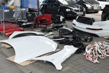 Skradzione Audi Q7 w kawałkach