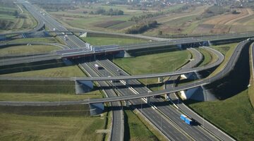 Skrzyżowanie autostrad A1 i A2 – Węzeł Stryków