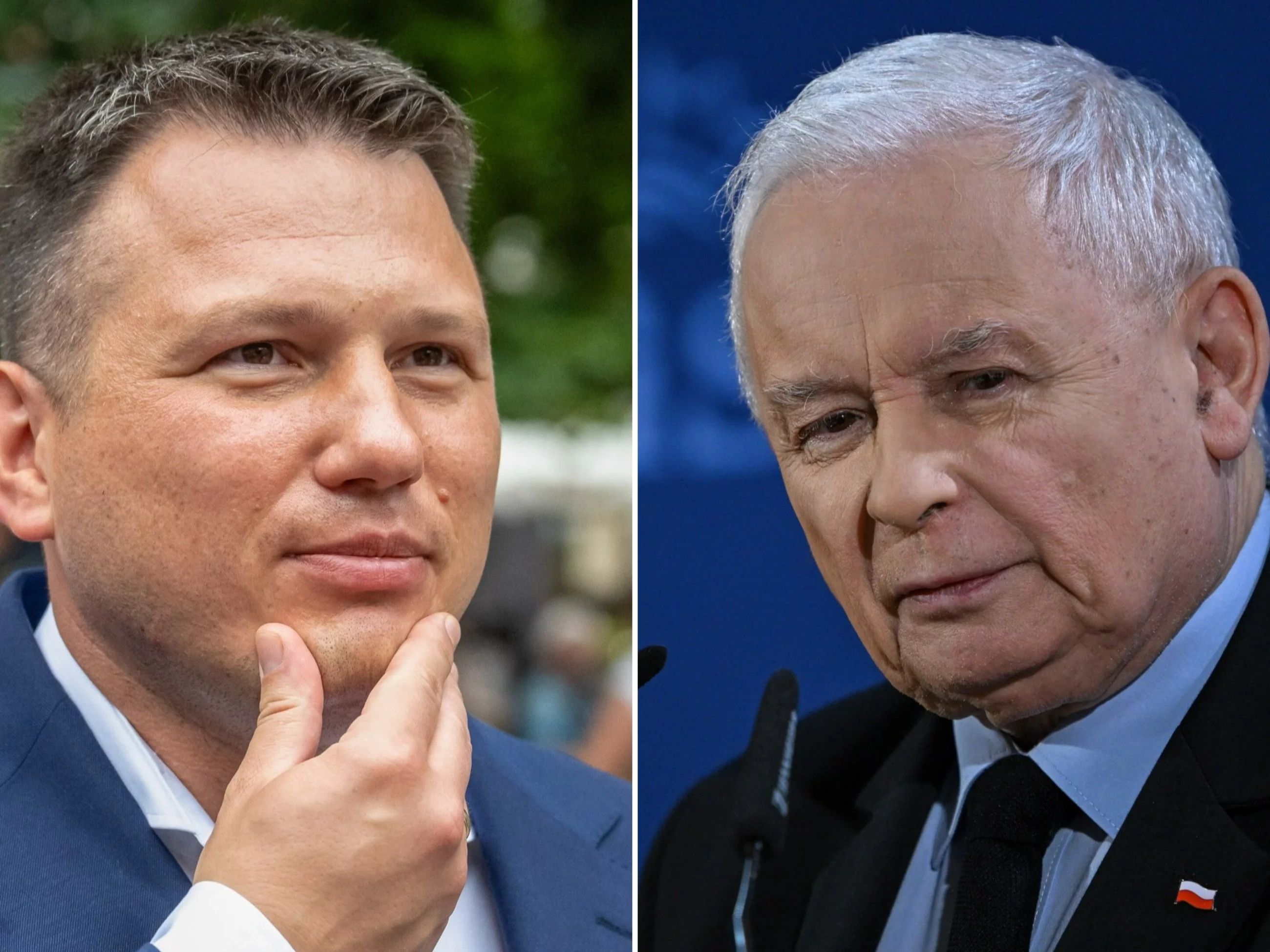 Sławomir Mentzen i Jarosław Kaczyński