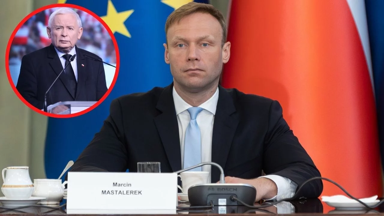 Marcin Mastalerek i Jarosław Kaczyński