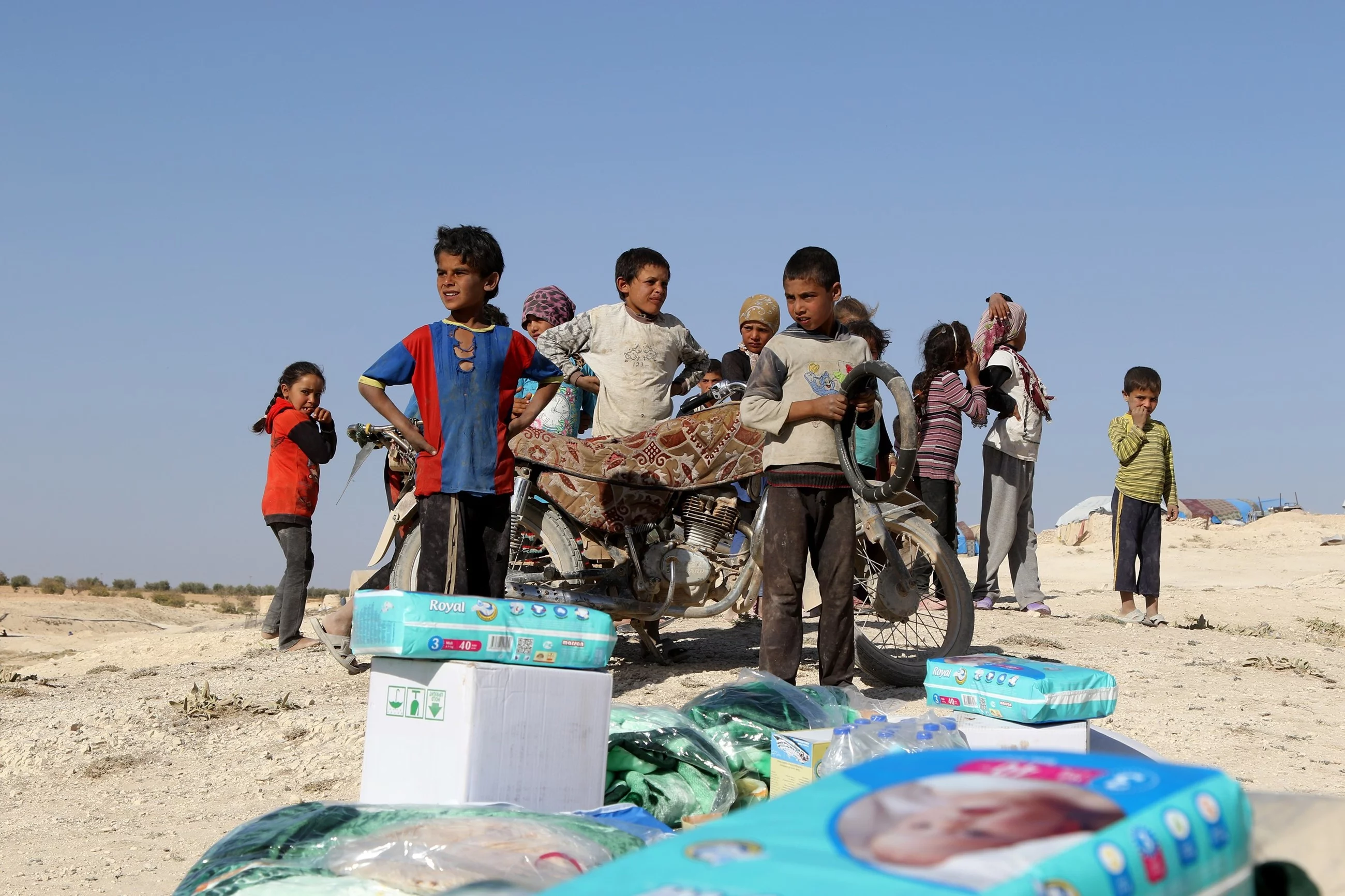 Dzieci syryjskich uchodźców