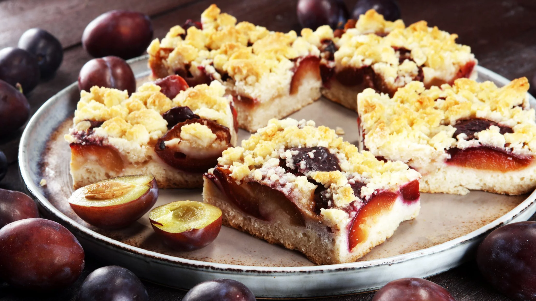 Ciasto śliwkowe pod kruszonką