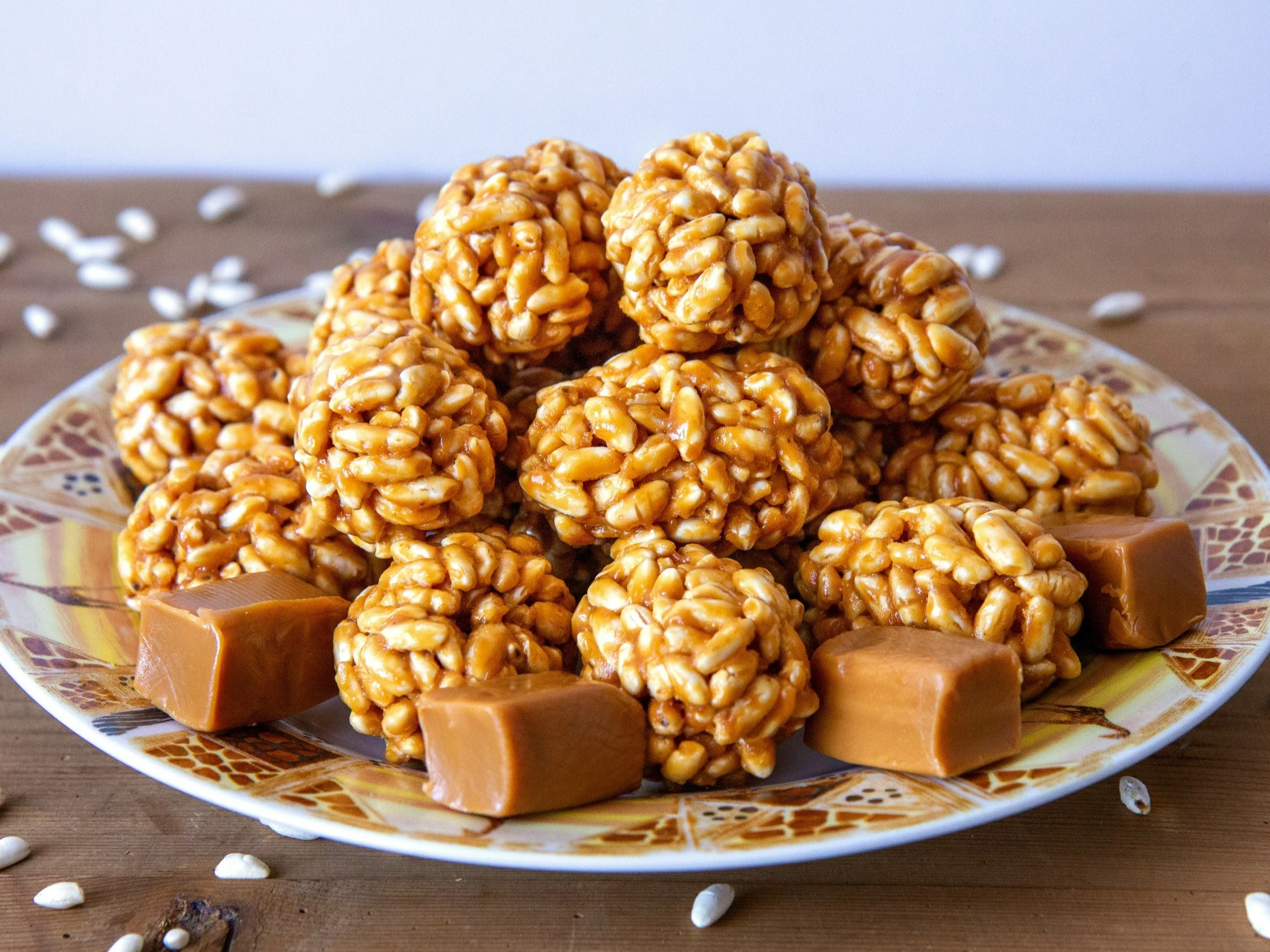 Szyszki z ryżu preparowanego