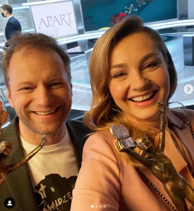 Małgorzata Socha i Maciej Stuhr