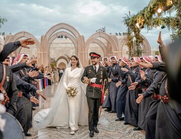 Ślub księcia Jordanii Husajna i Rajwy Al Saif