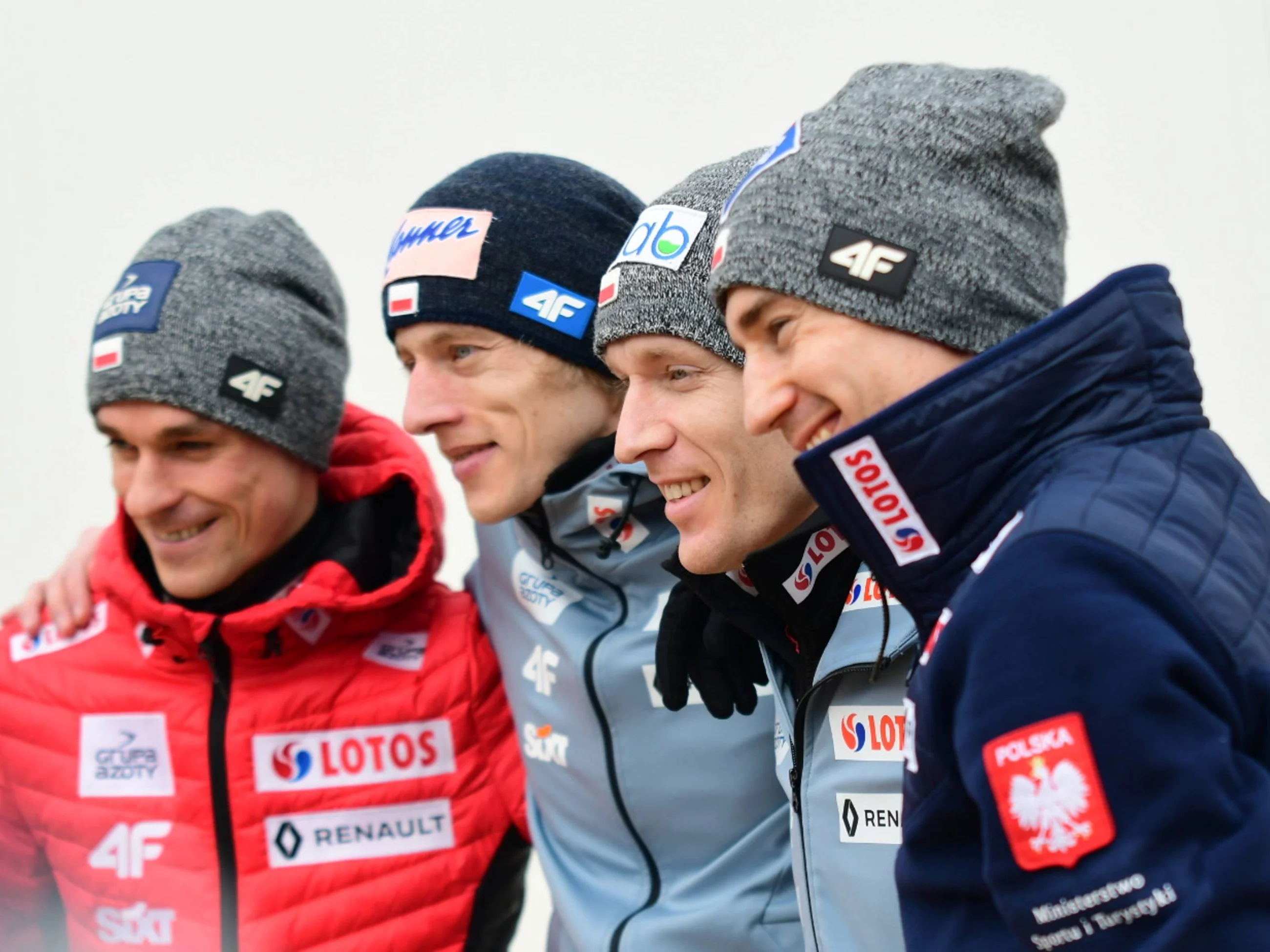 Piotr Żyła, Dawid Kubacki, Stefan Hula, Kamil Stoch