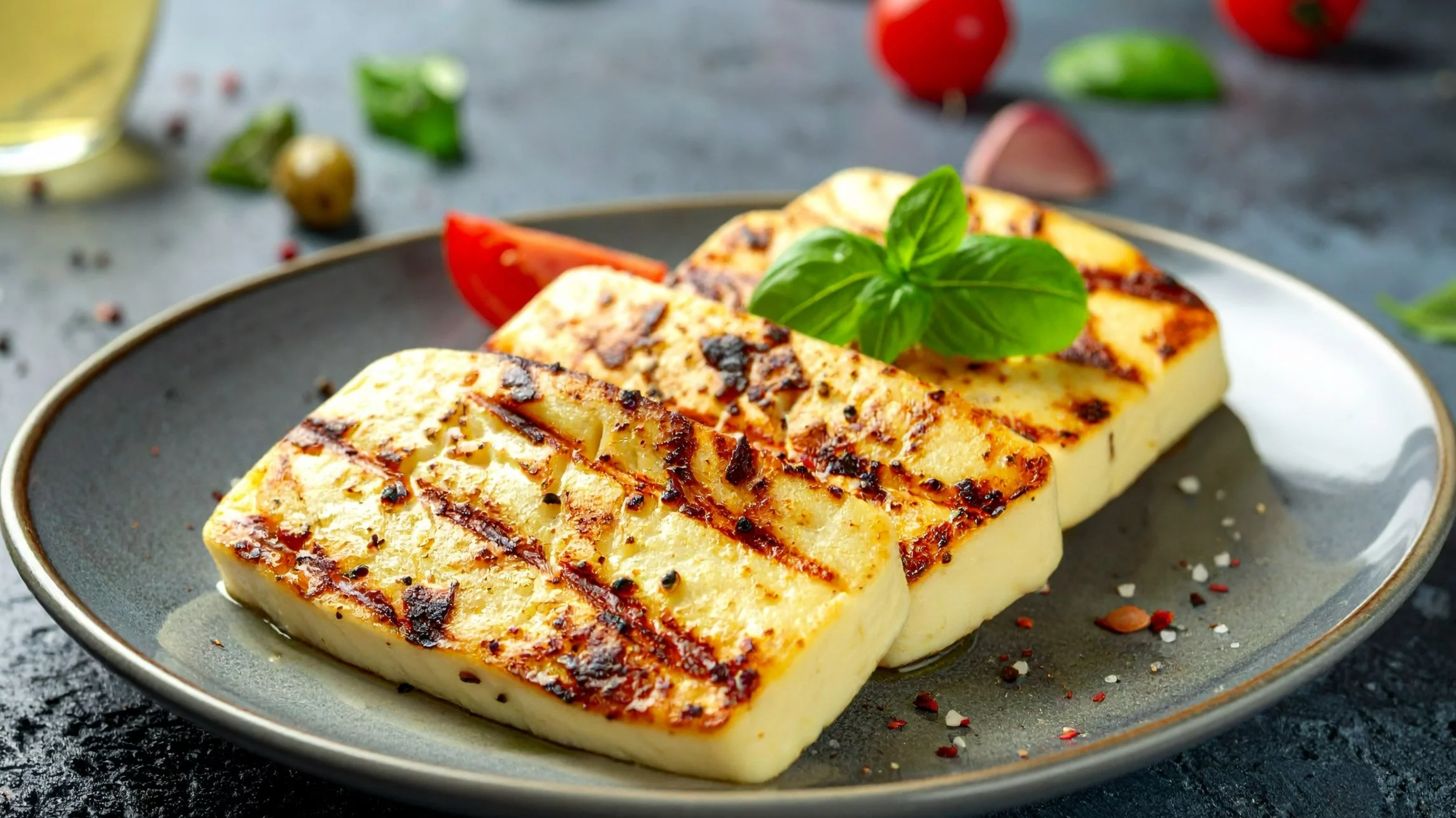 Smażone halloumi