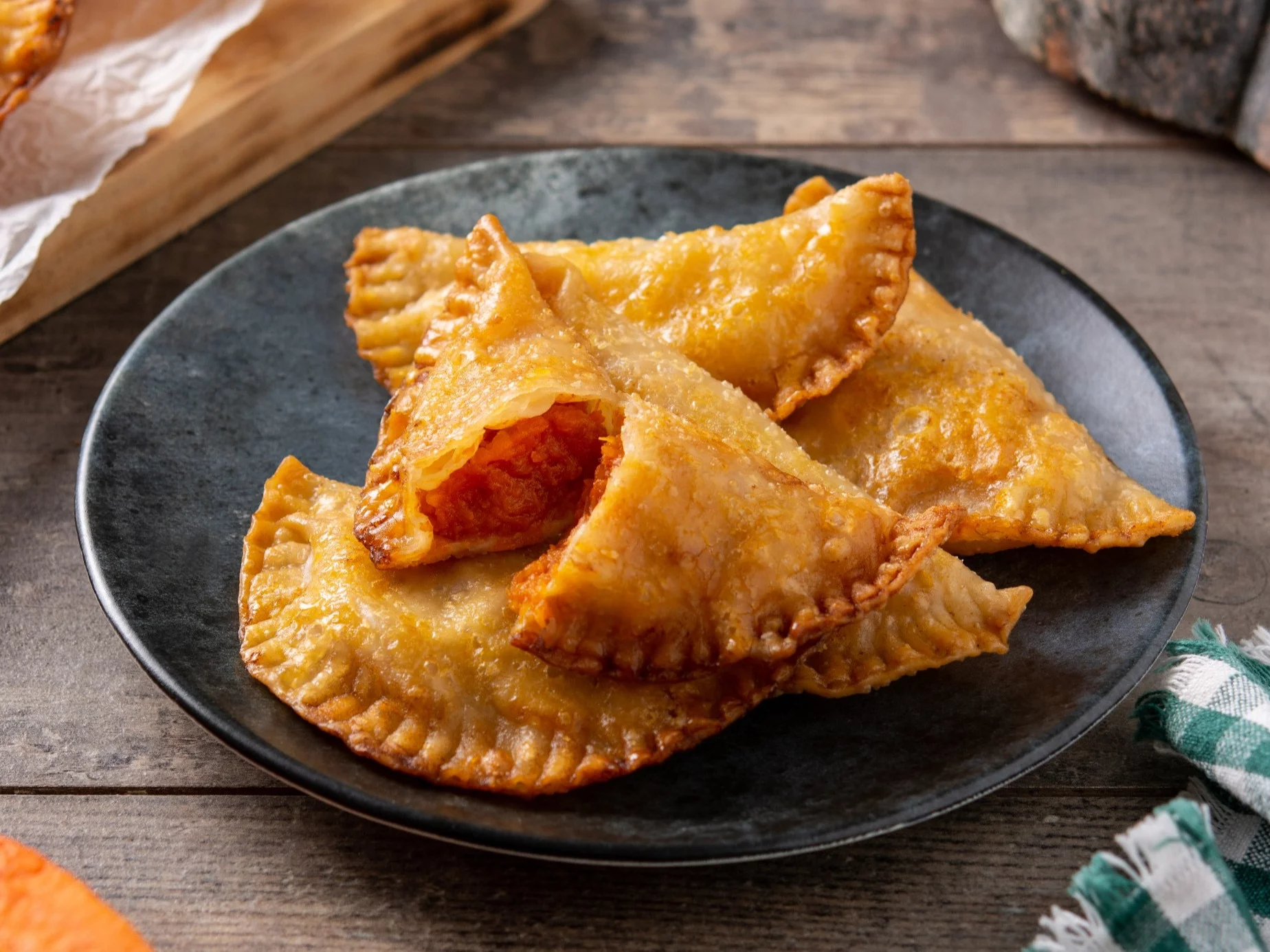 Pierożki z dyniowym nadzieniem
