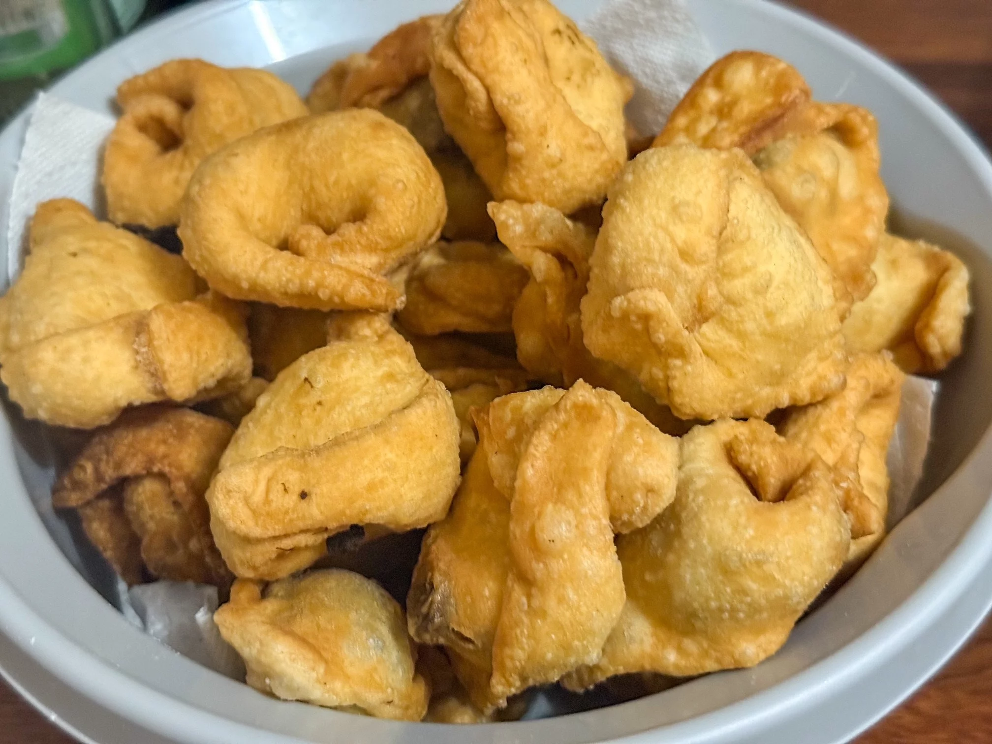 Smażone uszka z grzybami