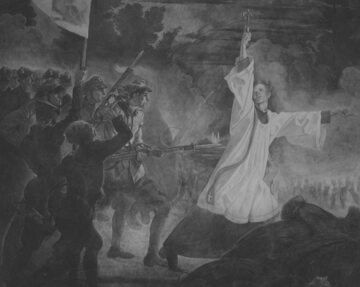 „Śmierć księdza Skorupki”, obraz Jana Henryka Rosena