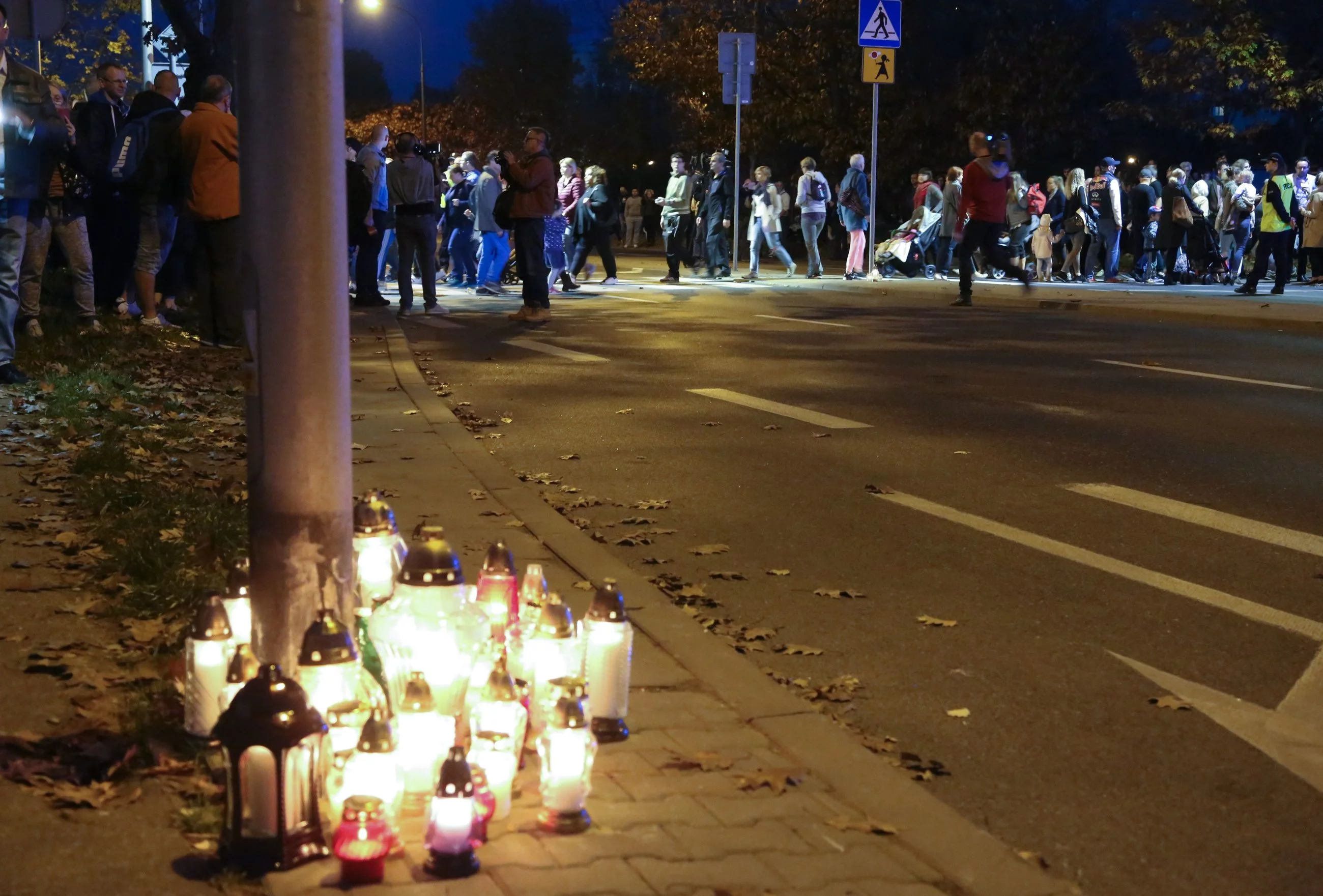 Protest mieszkańców po śmiertelnym wypadku na przejściu dla pieszych