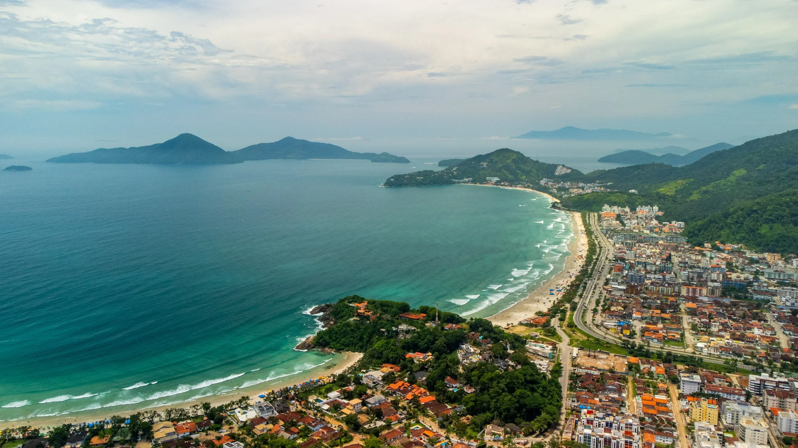 Plaża Praia Grande w Sao Paulo