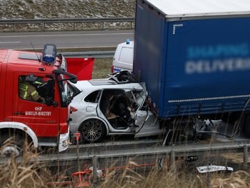 Śmiertelny wypadek na S8 na wysokości miejscowości Sikory-Pawłowięta