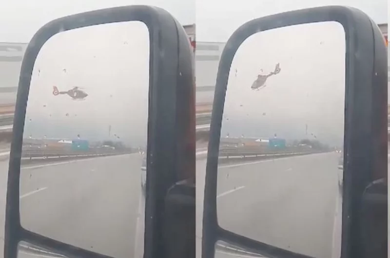 Niebezpieczna sytuacja na autostradzie A4