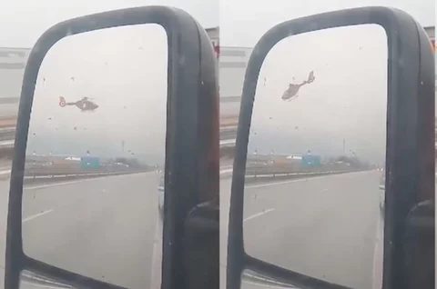 Niebezpieczna sytuacja na autostradzie A4