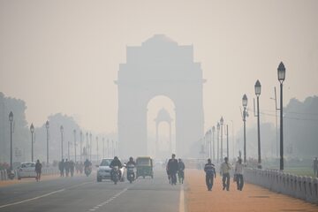 Smog w New Delhi