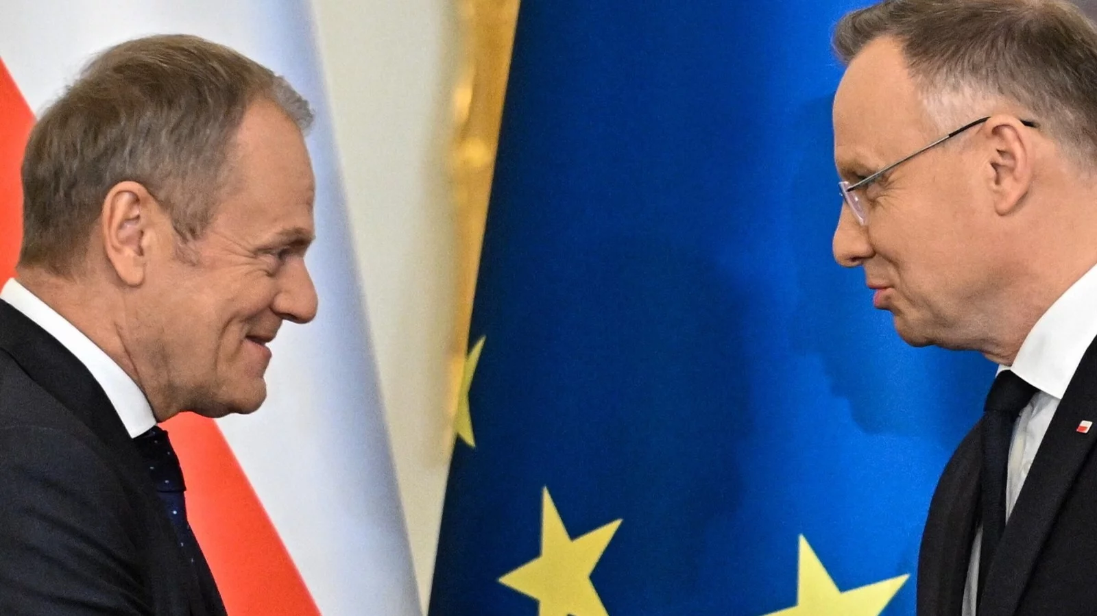 Donald Tusk i Andrzej Duda