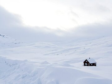Śnieg w  Norwegii
