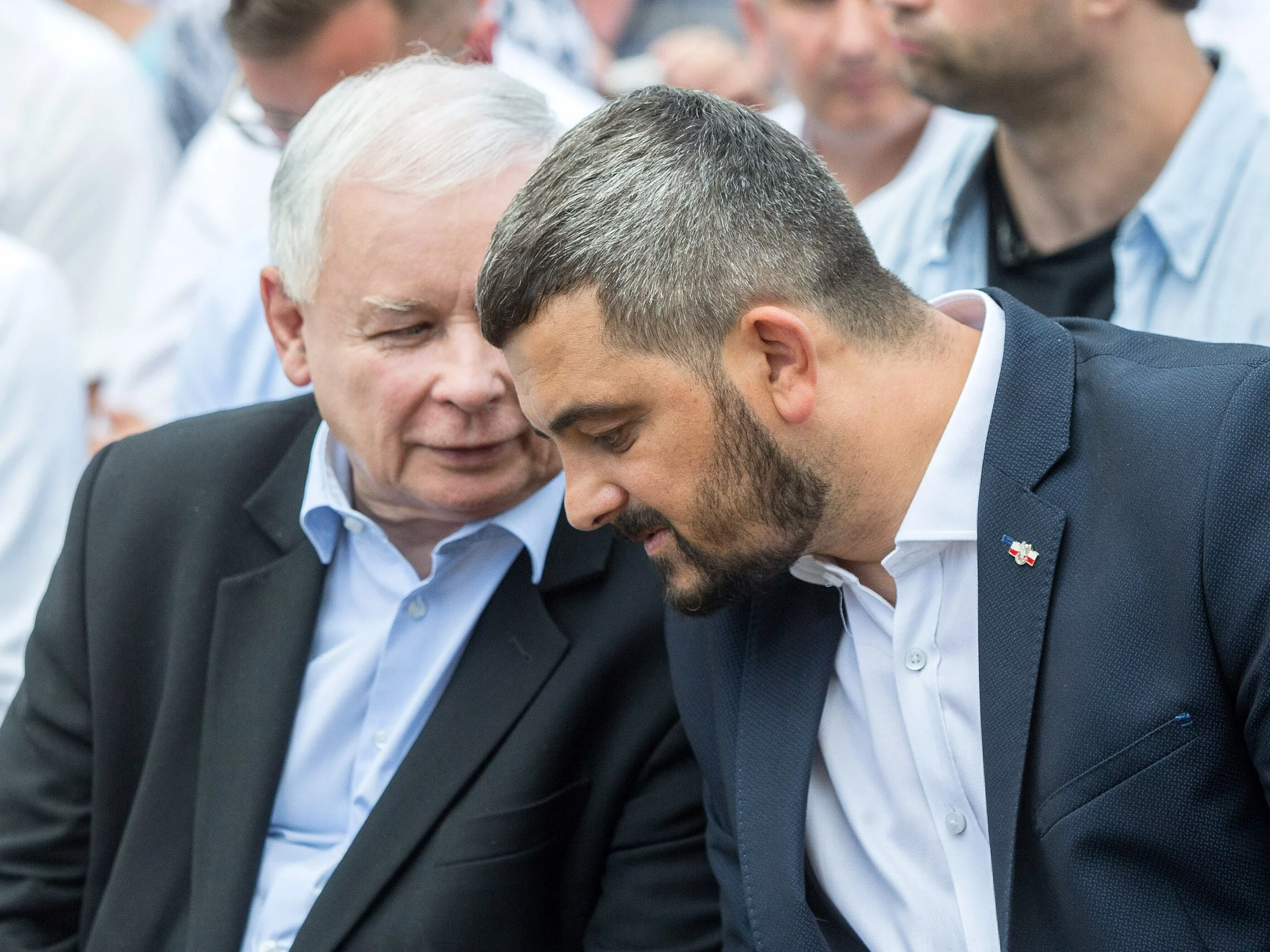 Jarosław Kaczyński i Krzysztof Sobolewski