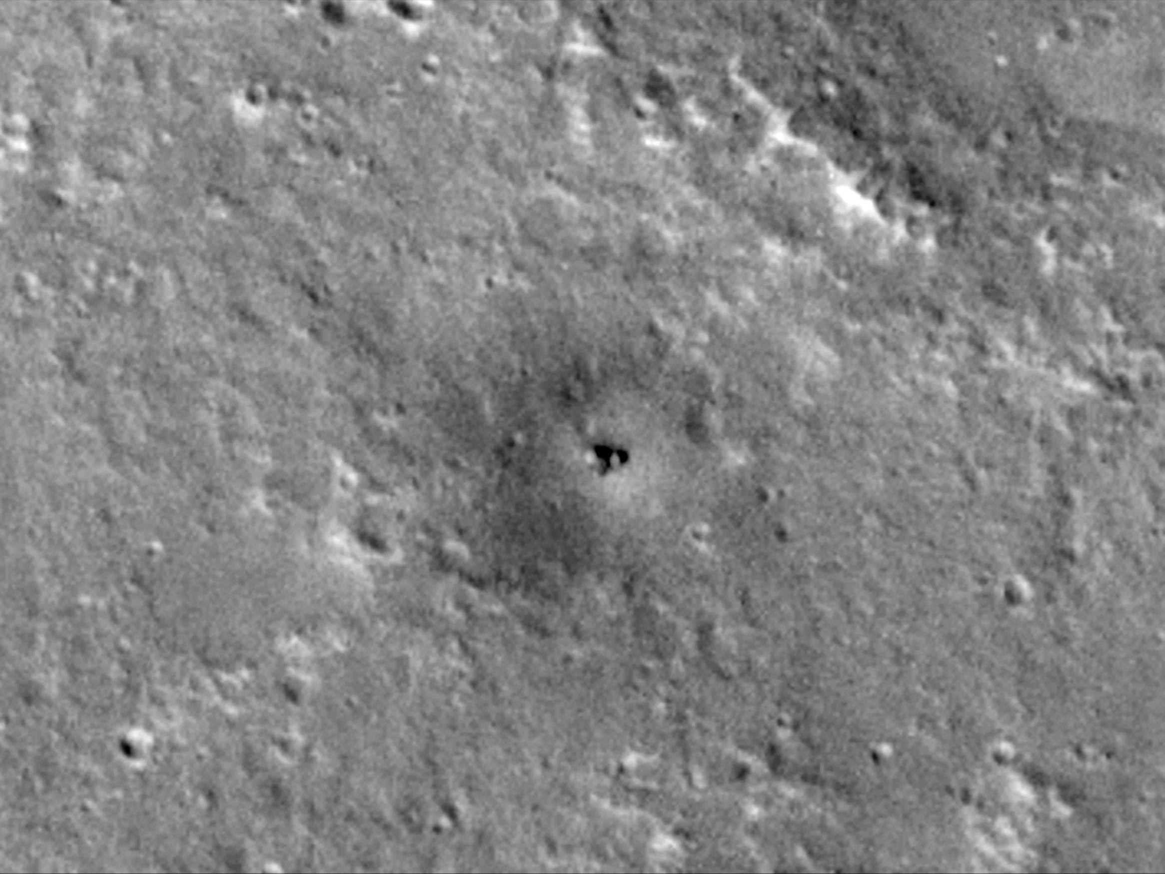 Zdjęcie wykonane przez sondę Mars Reconnaissance Orbiter