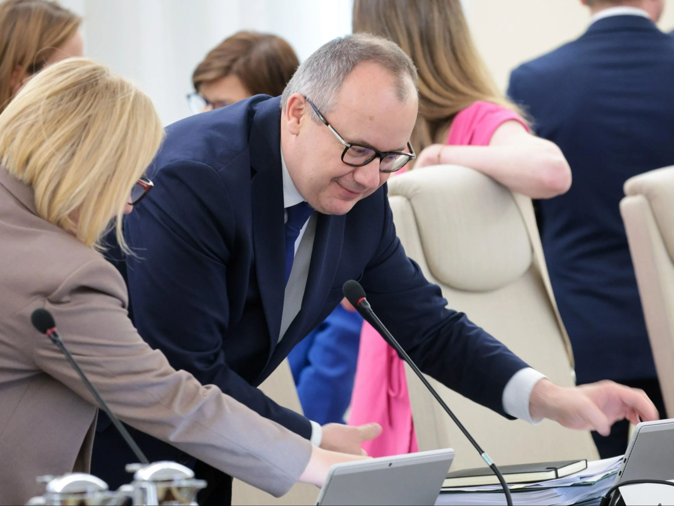 Adam Bodnar na posiedzeniu rządu