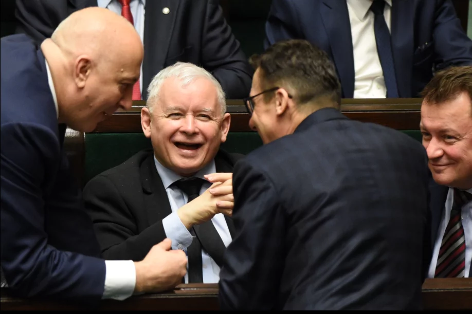 Joachim Brudziński i Jarosław Kaczyński