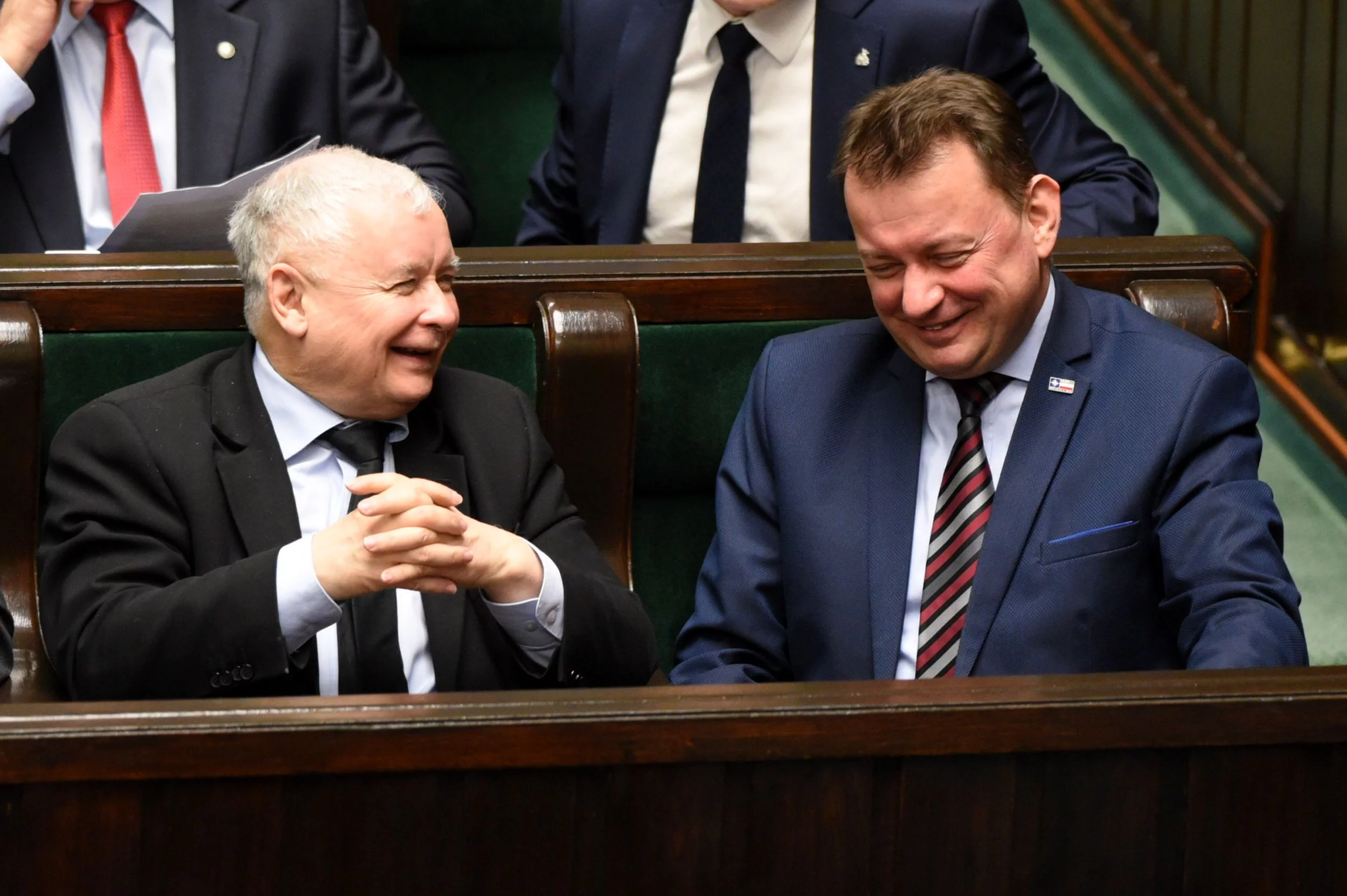 Jarosław Kaczyński i Mariusz Błaszczak