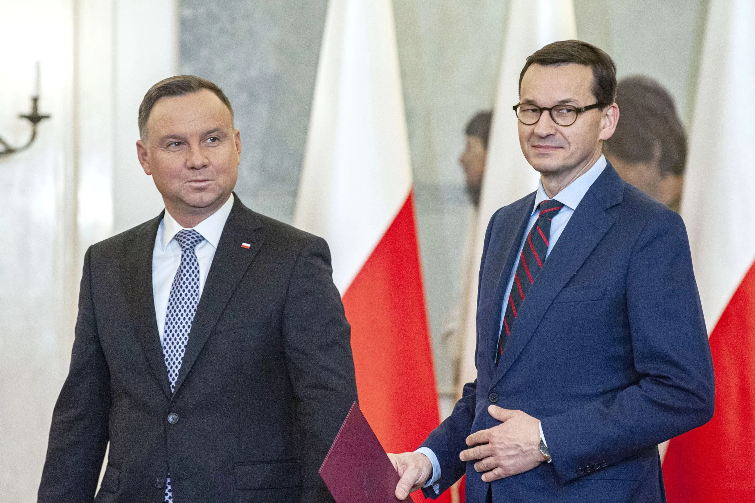 Prezydent Andrzej Duda i premier Mateusz Morawiecki