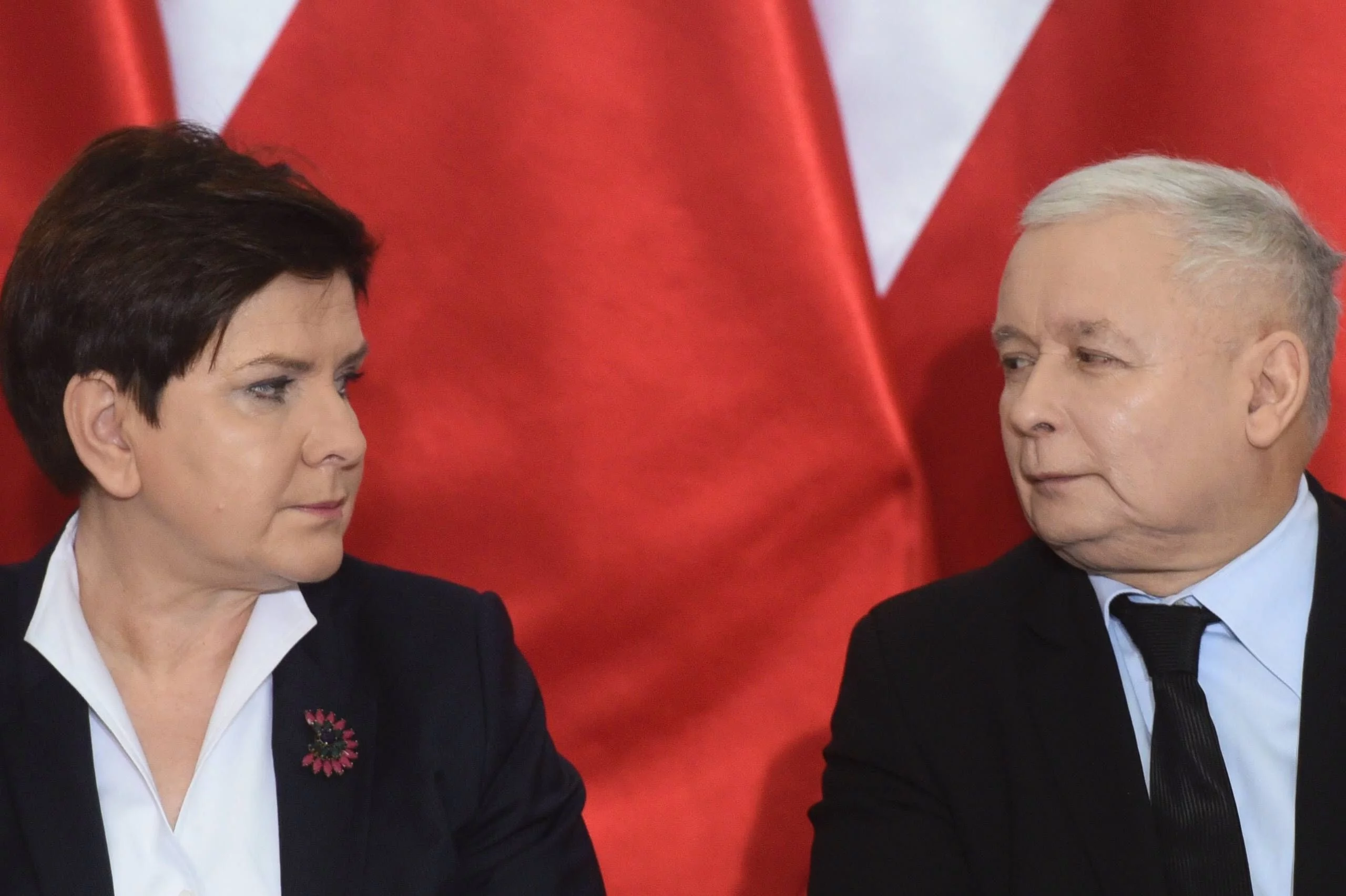 Beata Szydło i Jarosław Kaczyński