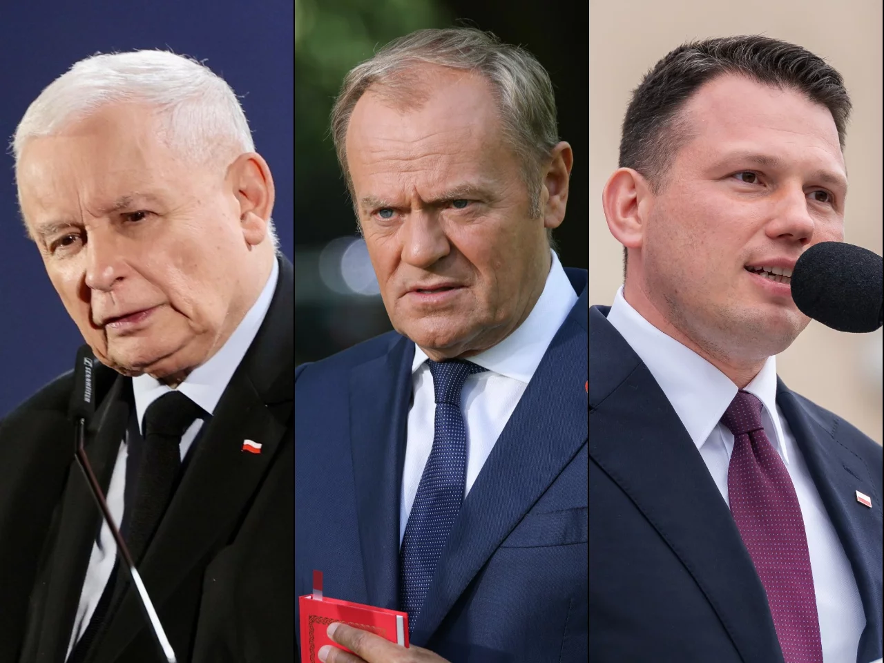 Kaczyński, Tusk, Mentzen