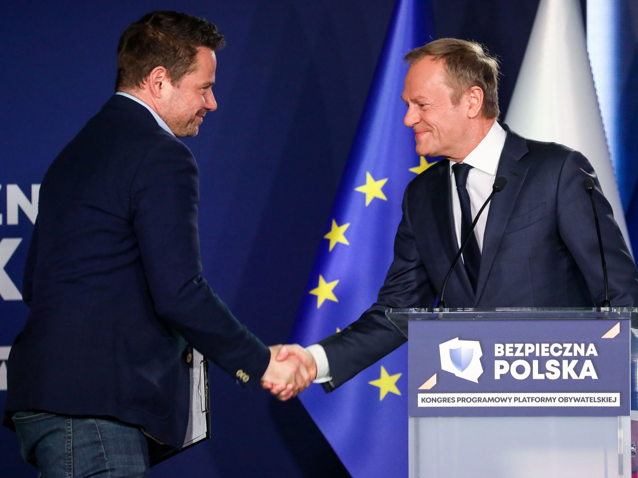 Rafał Trzaskowski i Donald Tusk