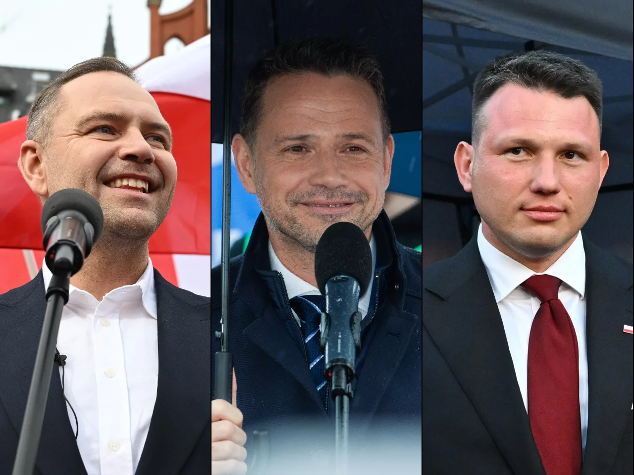 Karol Nawrocki, Rafał Trzaskowski, Sławomir Mentzen