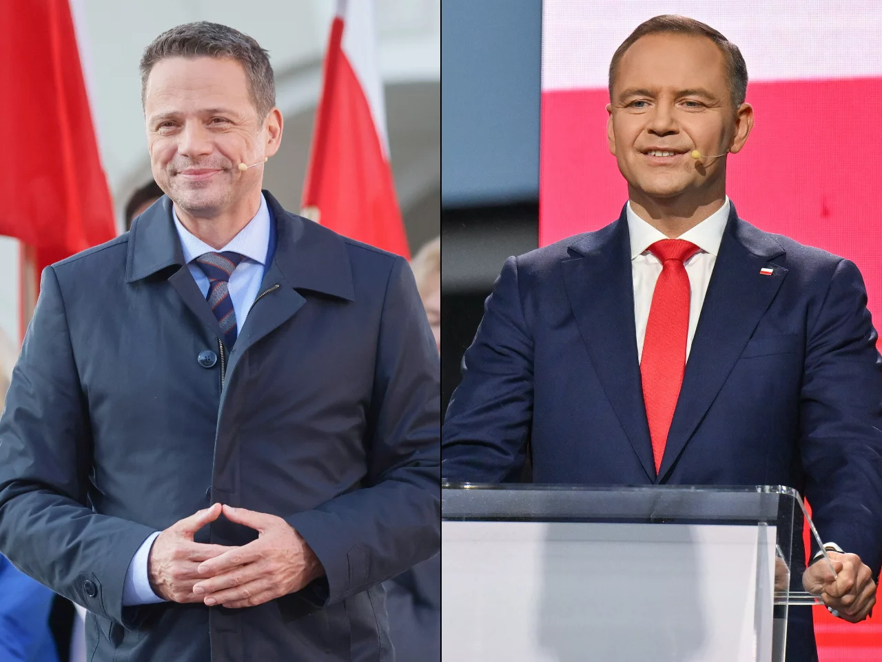 Rafał Trzaskowski i Karol Nawrocki