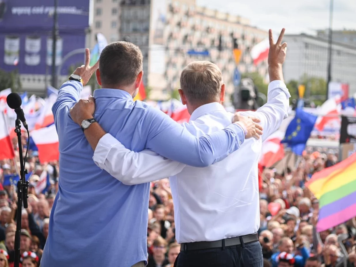 Rafał Trzaskowski i Donald Tusk