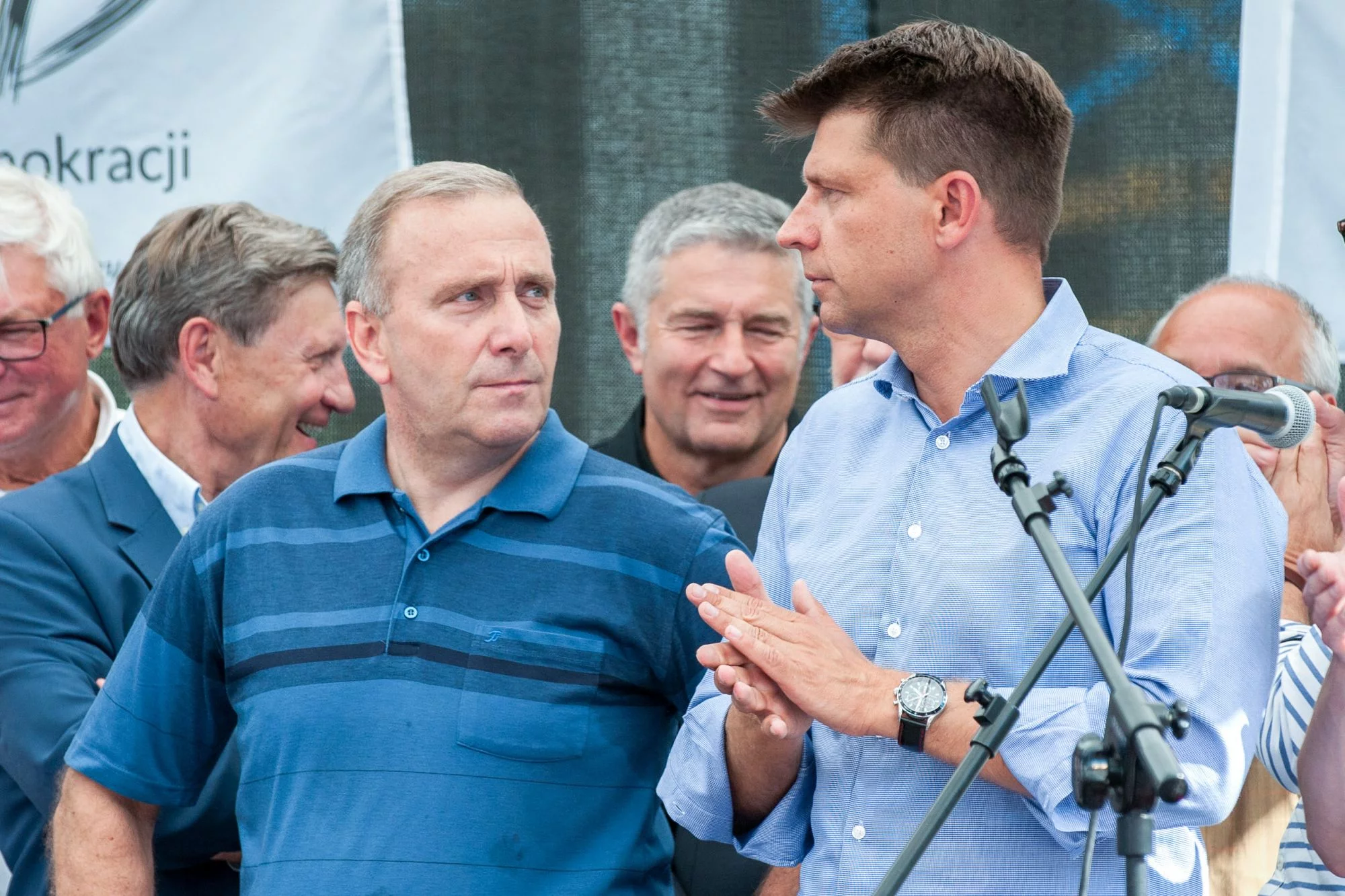 Grzegorz Schetyna i Ryszard Petru