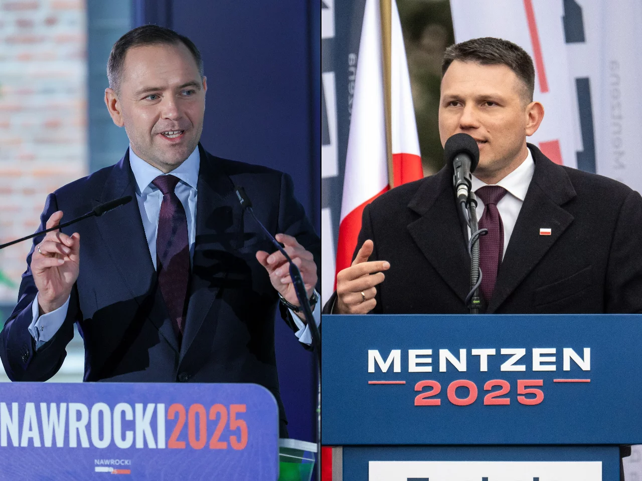 Karol Nawrocki i Sławomir Mentzen