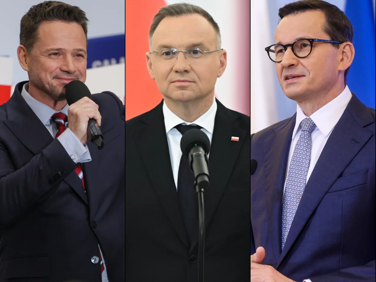 Rafał Trzaskowski, Andrzej Duda, Mateusz Morawiecki