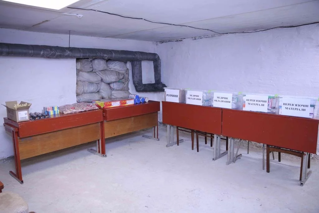 Szkolny schron w Ukrainie, zdjęcie ilustracyjne