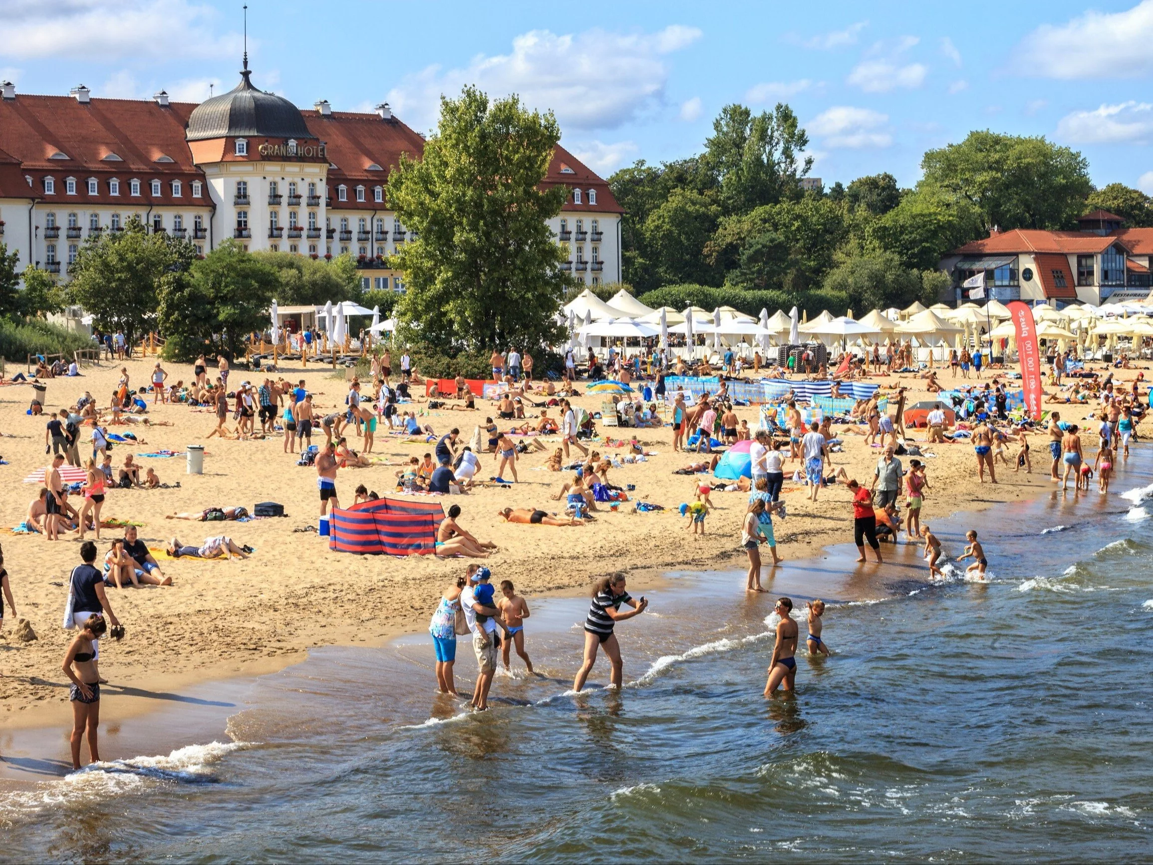 Plaża w Sopocie