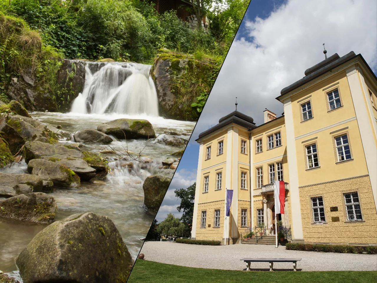 7 wodospadów, jaskinie i widok na góry. Ta wieś uzdrowiskowa zachwyca turystów