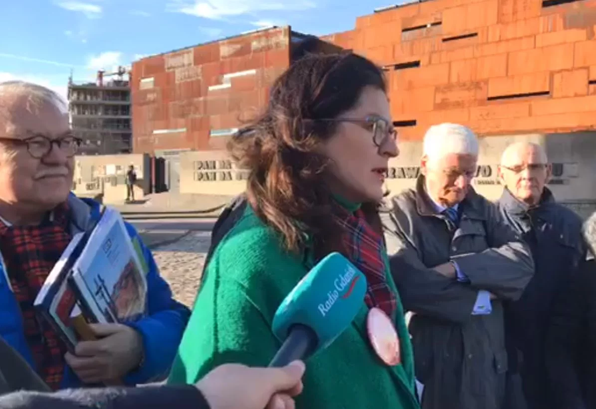 Aleksandra Dulkiewicz na Placu Solidarności